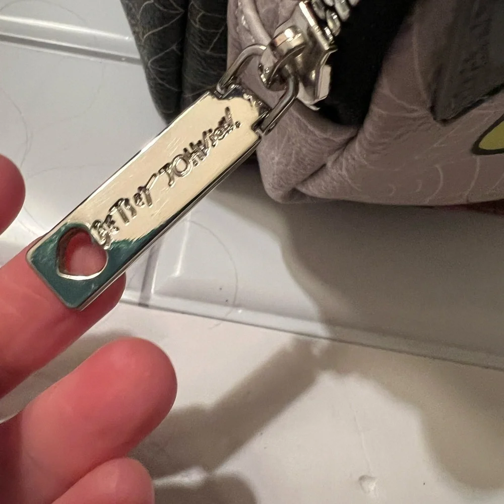 Betsey Johnson Black and Gray Cat spiderweb mini Backpack - Picture 9 of 9